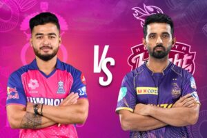 “LIVE Match” में KKR का दमदार आगाज, RR को चाहिए विकेट!